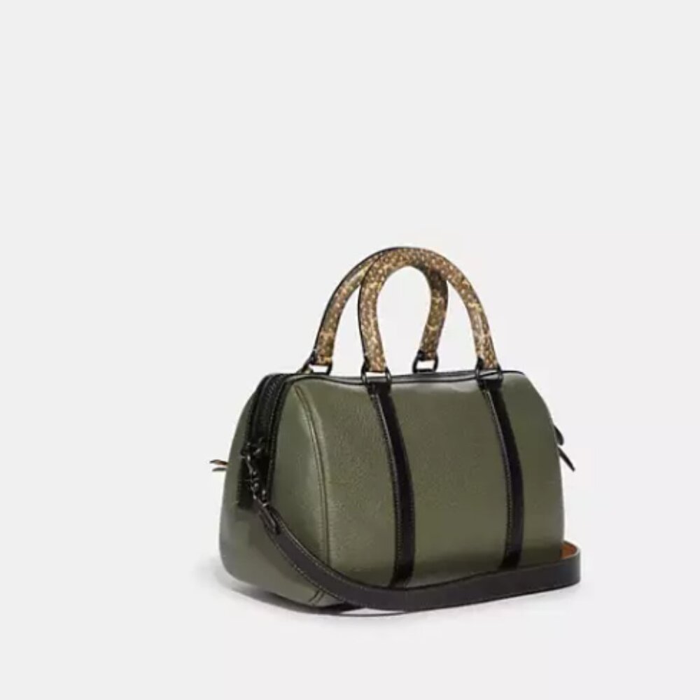 ❤️SOLD❤️ Coach Ruby Satchel 25 in Colorblock - Picture 4 of 16